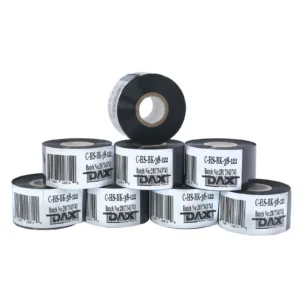 Set de 8 rollos de estampado en caliente negros de 38 mm