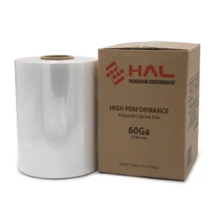 Película retráctil POF plegada por la mitad – calibre 60 - 14 in (356 mm)