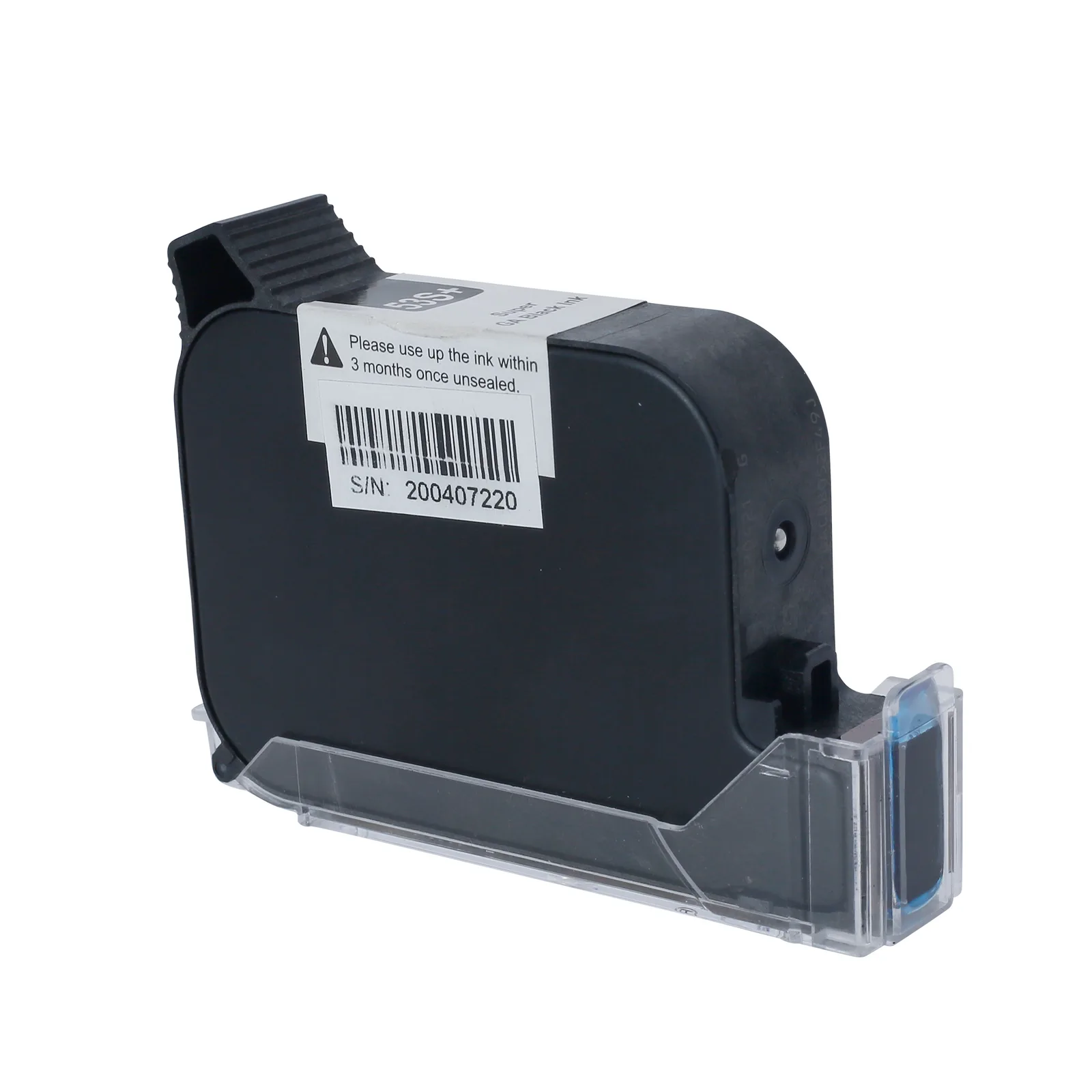 Cartucho de tinta negra para codificador inkjet TIJ