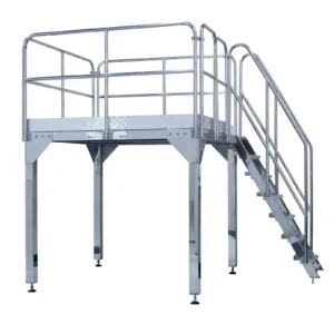 La plataforma para pesadora combinada de acero inoxidable JORES TECHNOLOGIES®