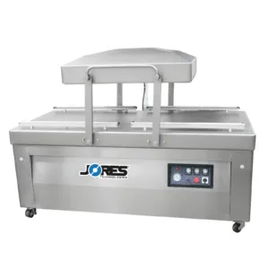 Selladora al vacío comercial de doble cámara con barras de sellado de 32” - 220v