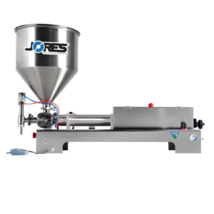 Llenadora de pasta de pistón de sobremesa para alta viscosidad - acero inoxidable 316 - 5000 ml