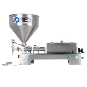 Llenadora de pasta de alta viscosidad de sobremesa con pistón - acero inoxidable 304 – 500 ml