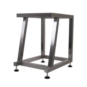 Soporte de acero inoxidable utilizado para la pesadora lineal 403 de JORES TECHNOLOGIES®. Base compatible solo con esta pesadora lineal