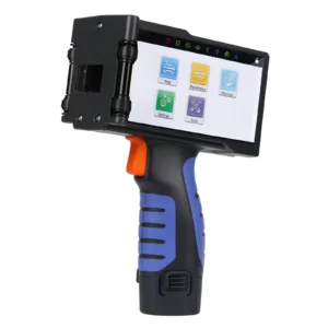 Codificador de inyección de tinta portátil TIJ con panel de control digital encendido