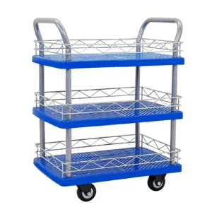 Carro utilitario de empuje de 3 estantes de JORES TECHNOLOGIES®