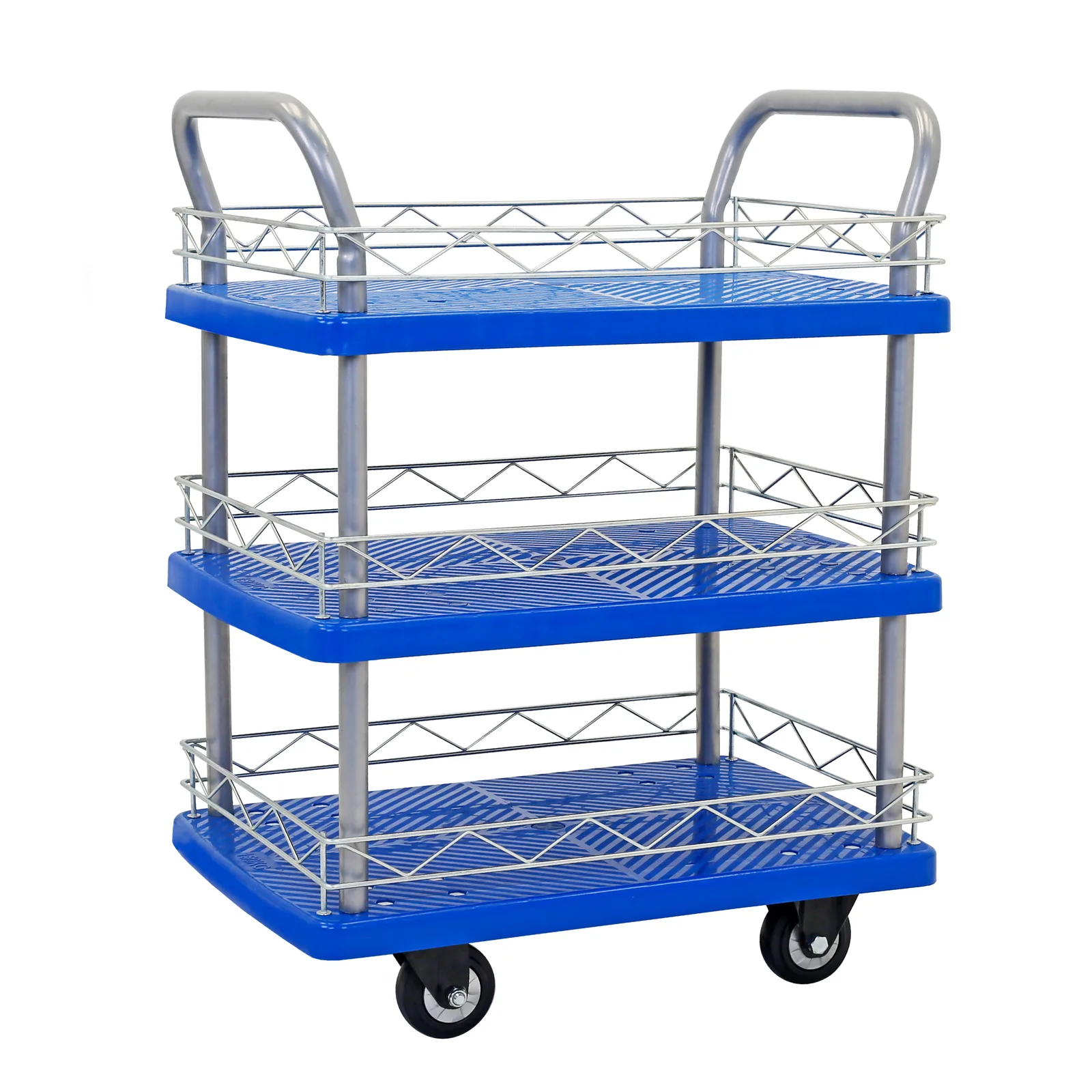 Carro utilitario de empuje de 3 estantes de JORES TECHNOLOGIES®