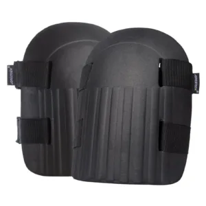Muestra un juego de 2 rodilleras de espuma negras antideslizantes JORESTECH® con correas dobles ajustables