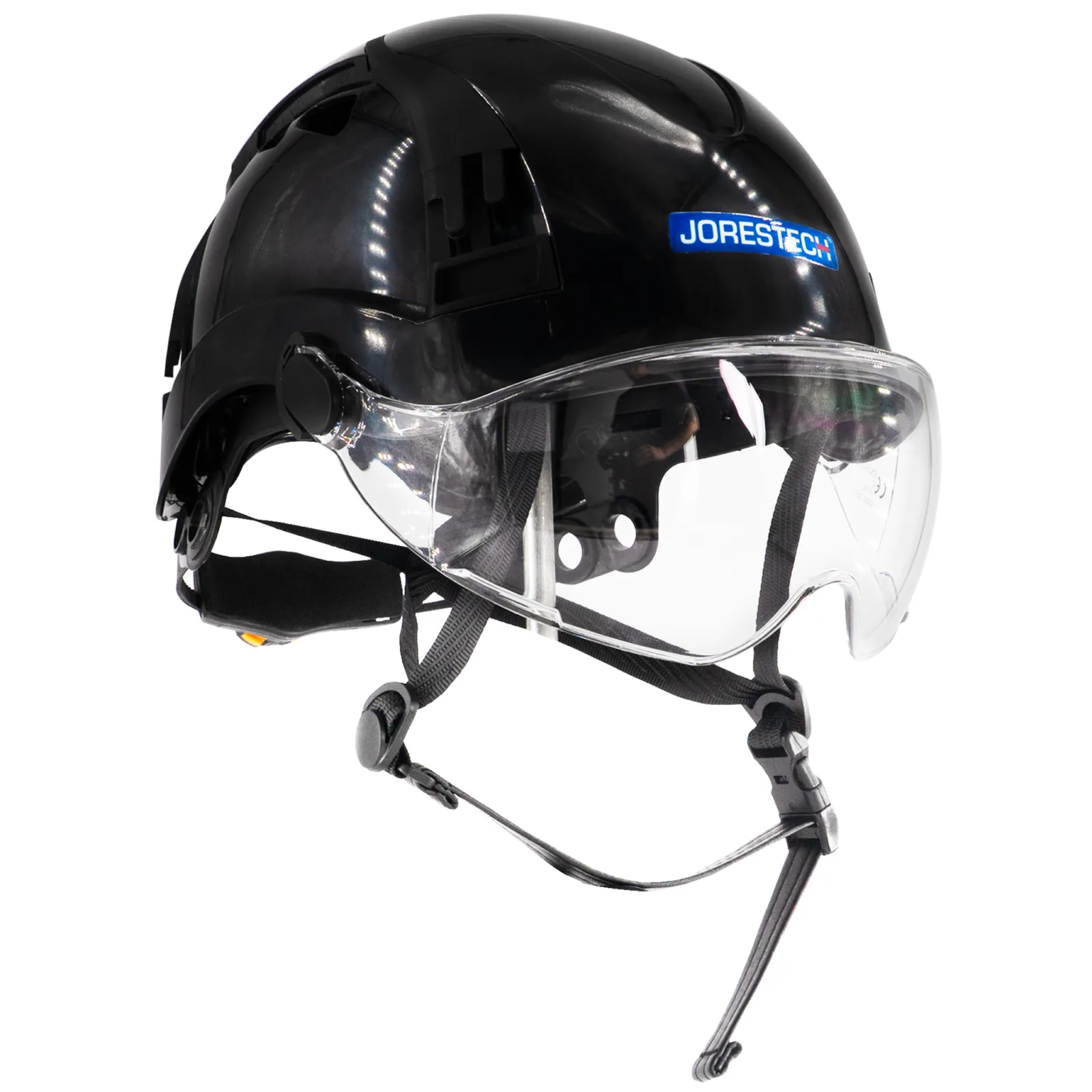Casco de seguridad ventilado Tipo 2 Clase C con visor ocular protector - Imagen 8