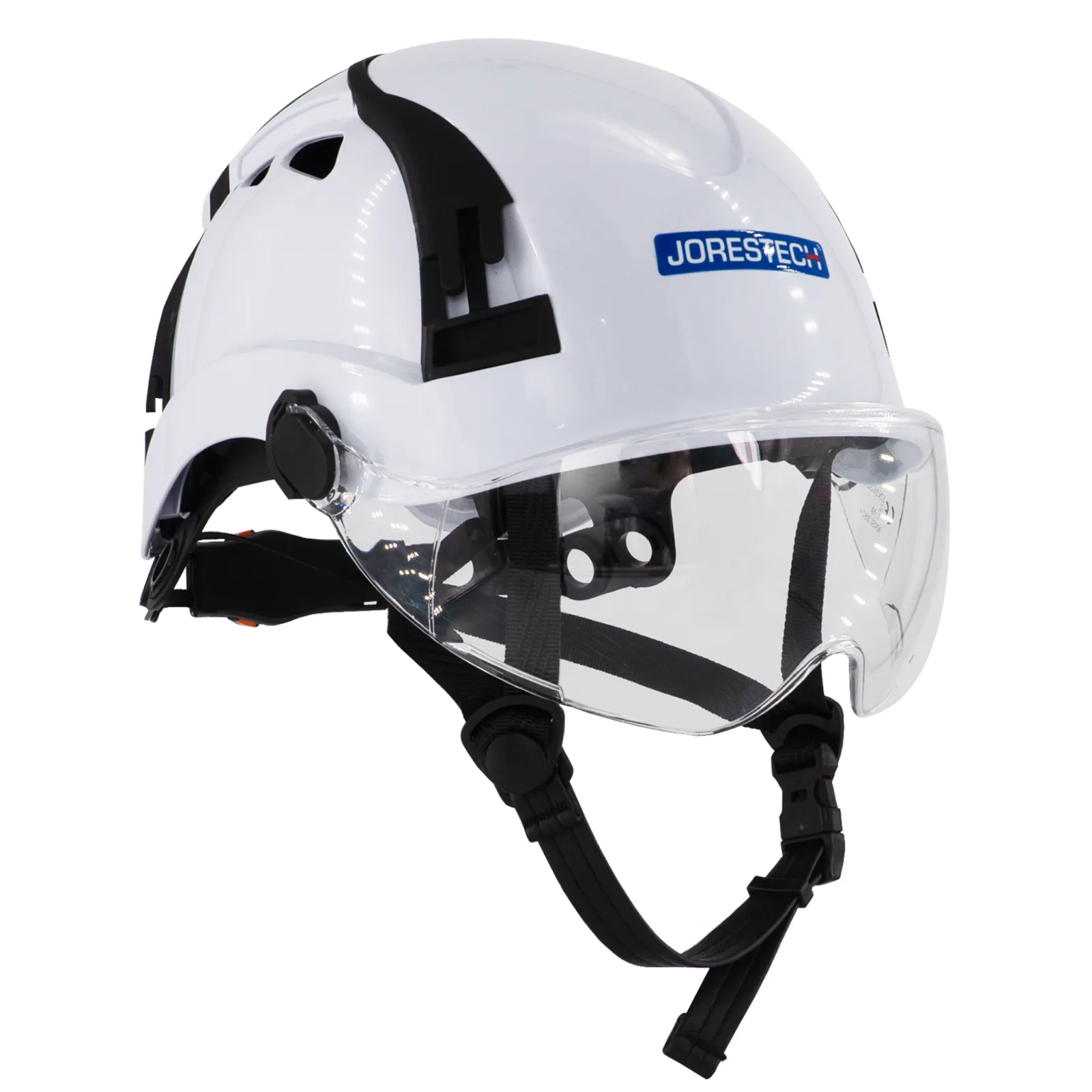 Casco de seguridad ventilado Tipo 2 Clase C con visor ocular protector - Imagen 7