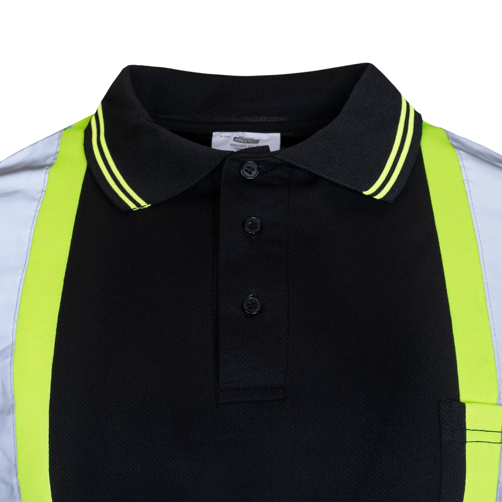 Polo de seguridad reflectante de alta visibilidad en dos tonos