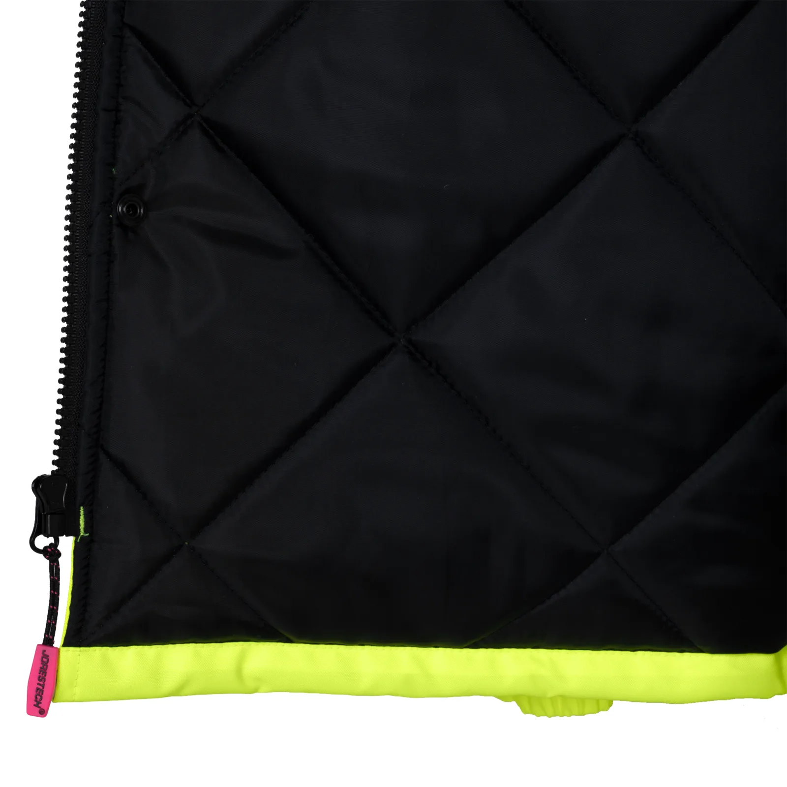 Chaqueta de seguridad impermeable e aislada para trabajos en carretera