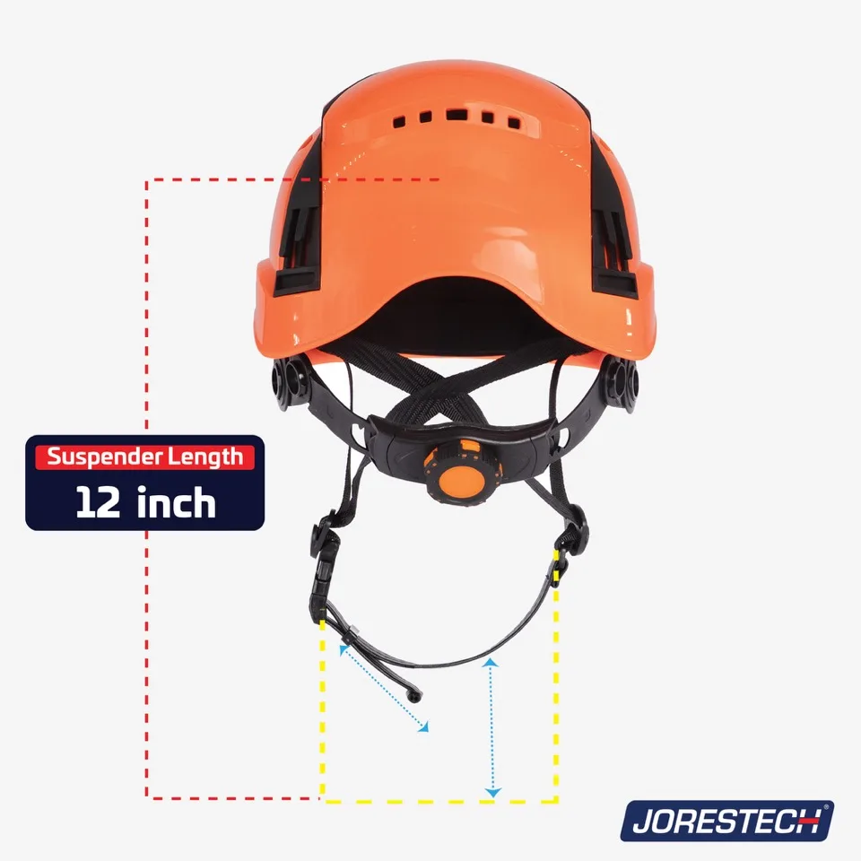 Casco de seguridad ventilado Tipo 2 Clase C con visor ocular protector - Imagen 3