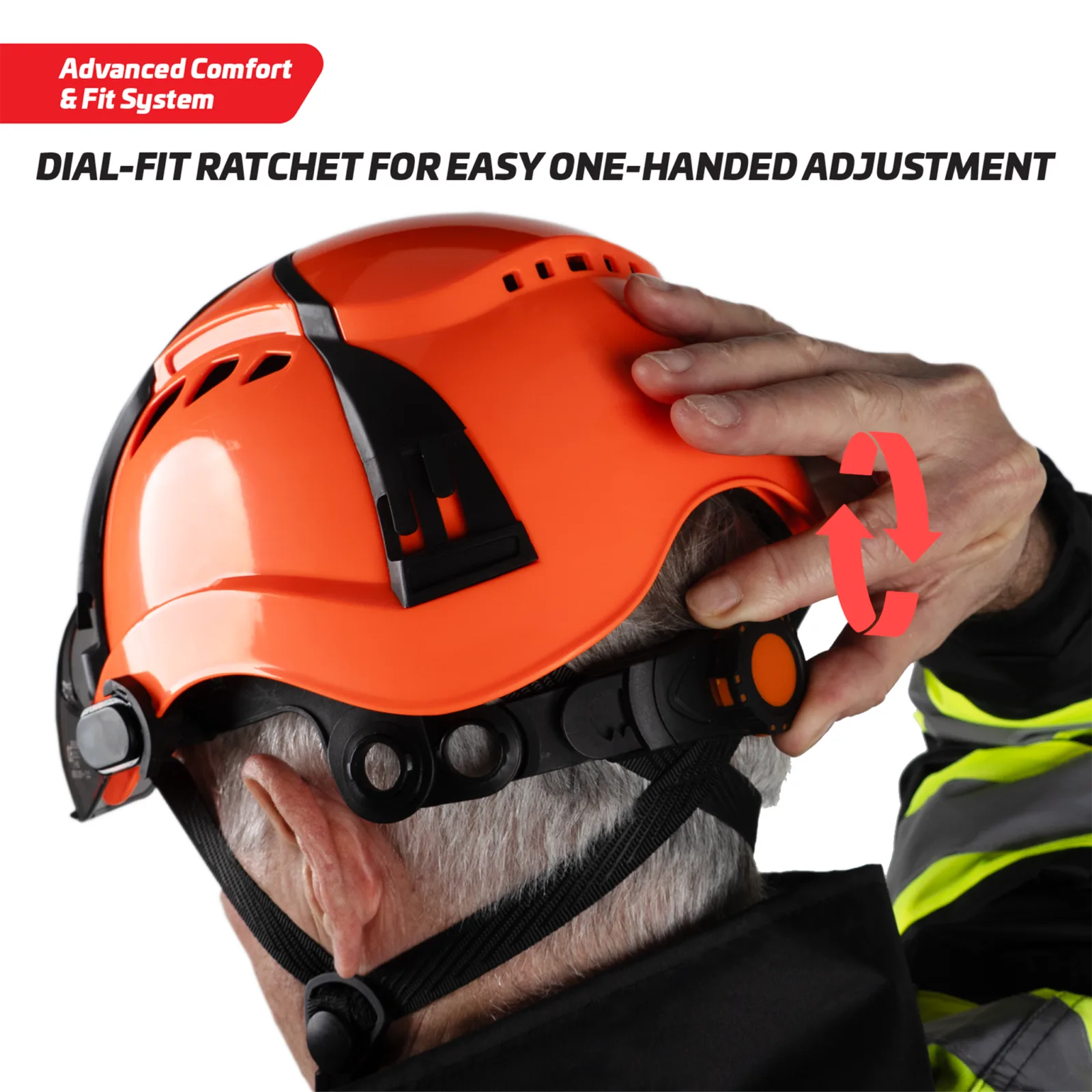 Casco de seguridad ventilado Tipo 2 Clase C con visor ocular protector - Imagen 11